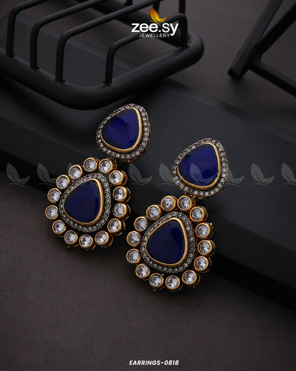 Earrings-0818 Blue