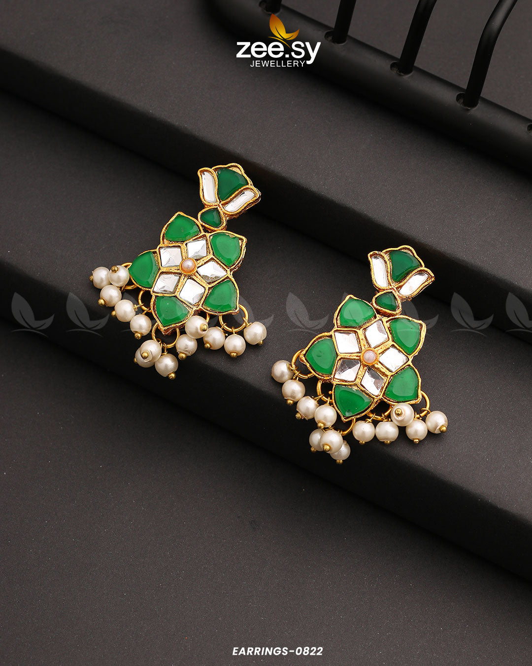 Earrings-0822 Green