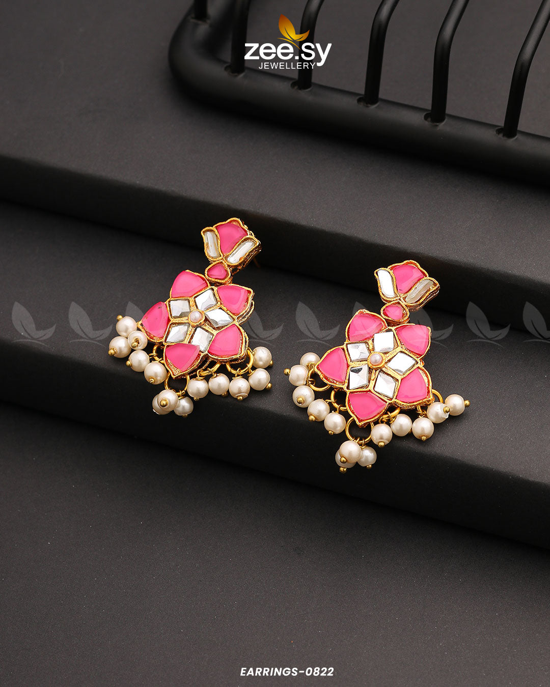Earrings-0822 Pink