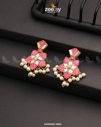 Earrings-0822 Pink