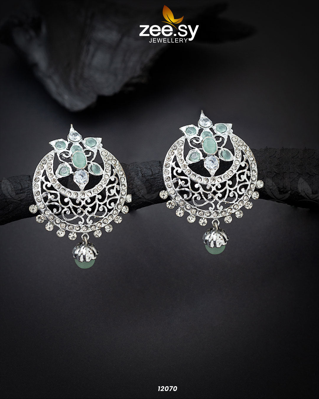 Earrings-0823 Mint Green