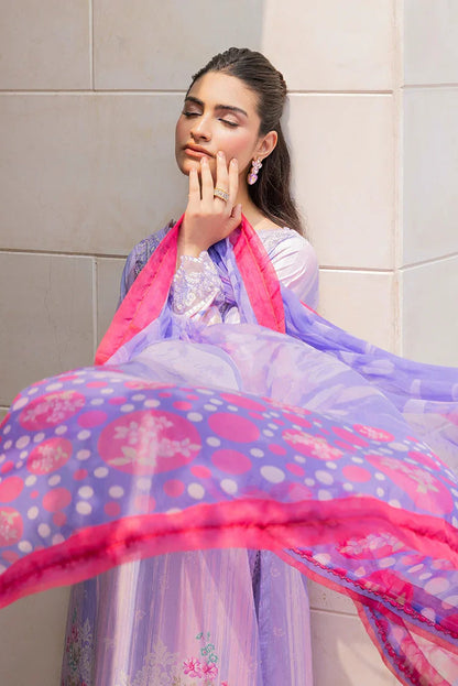 Ellena | Signature Embroidered Collection 25 | A-04 L Lilac Lawn