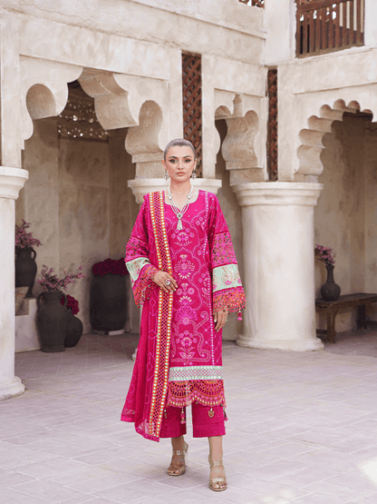 Zebtan | Zeenat Luxury Lawn Eid Collection | ZL 09 - Pakistani Designer Dress - by Zebtan | Type: Luxury - 100% Original at Saira Sultan