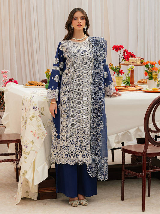 Mahnur | Allenura Luxury Lawn 24 | ELYSIUM - Pakistani Designer Dress - by Mahnur | Type: Luxury - 100% Original at Saira Sultan