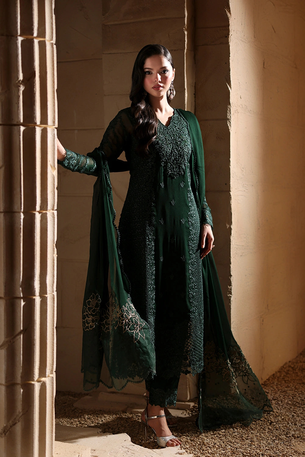 Azure | Luxe Formals | Emeraude by Azure - Designer Dress - Type : Ladies Clothes - Available at Saira Sultan - 100% Original 