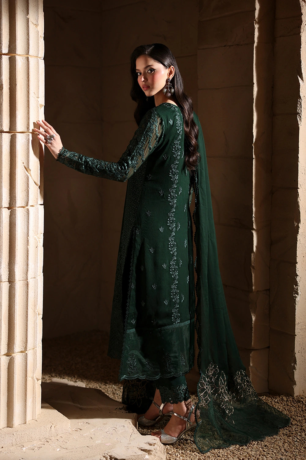 Azure | Luxe Formals | Emeraude by Azure - Designer Dress - Type : Ladies Clothes - Available at Saira Sultan - 100% Original 