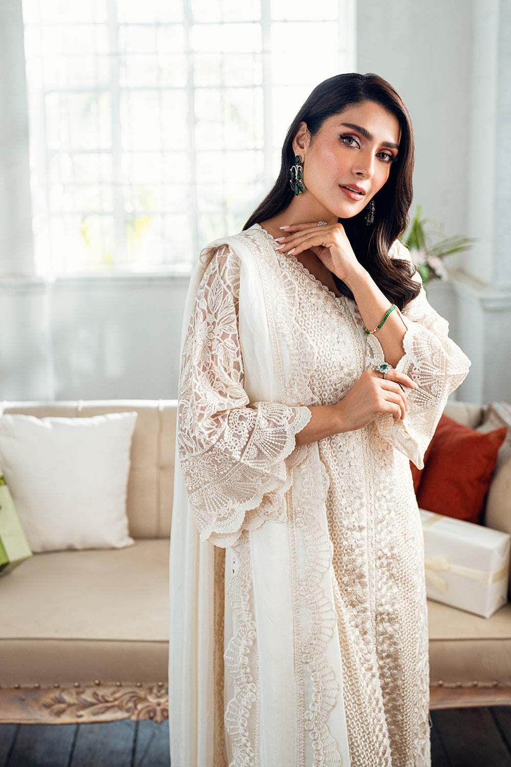 Azure | Luxe Formals | Ethereal Pearl - Pakistani Designer Dress - by Azure - Type : Ladies Clothes - 100% Original at Saira Sultan