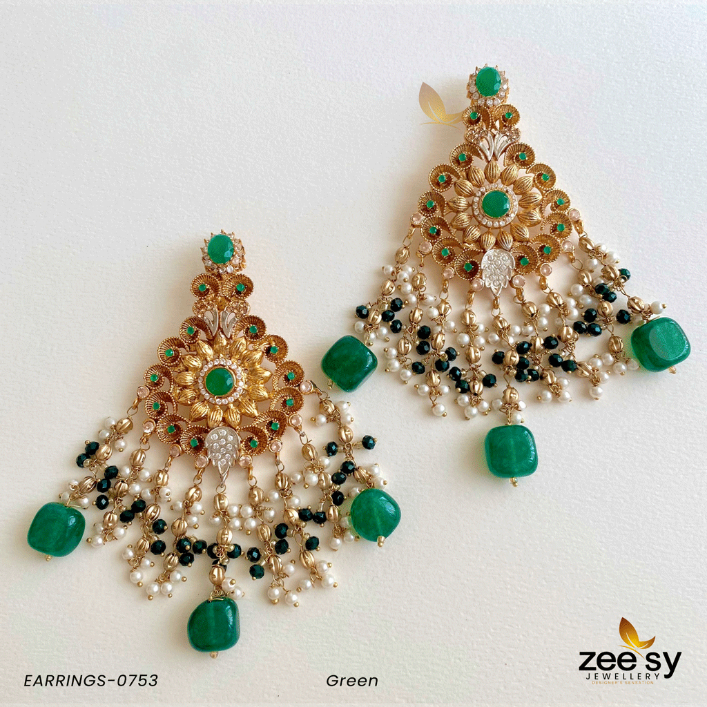 Earrings-0753 Green