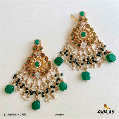 Earrings-0753 Green