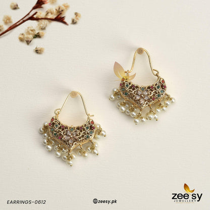 Earrings-0612 Champagne Nauratan
