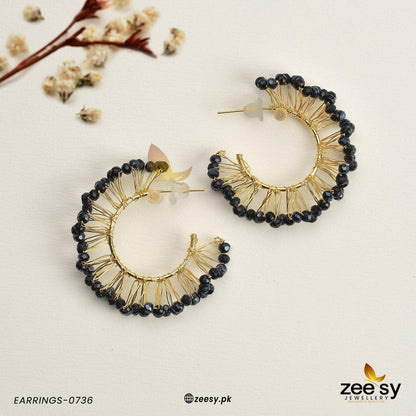 Earrings-0736 Black