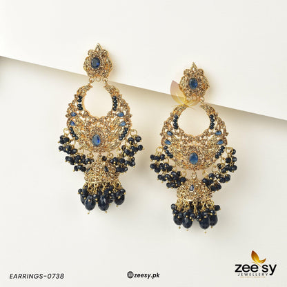 Earrings-0738 Blue