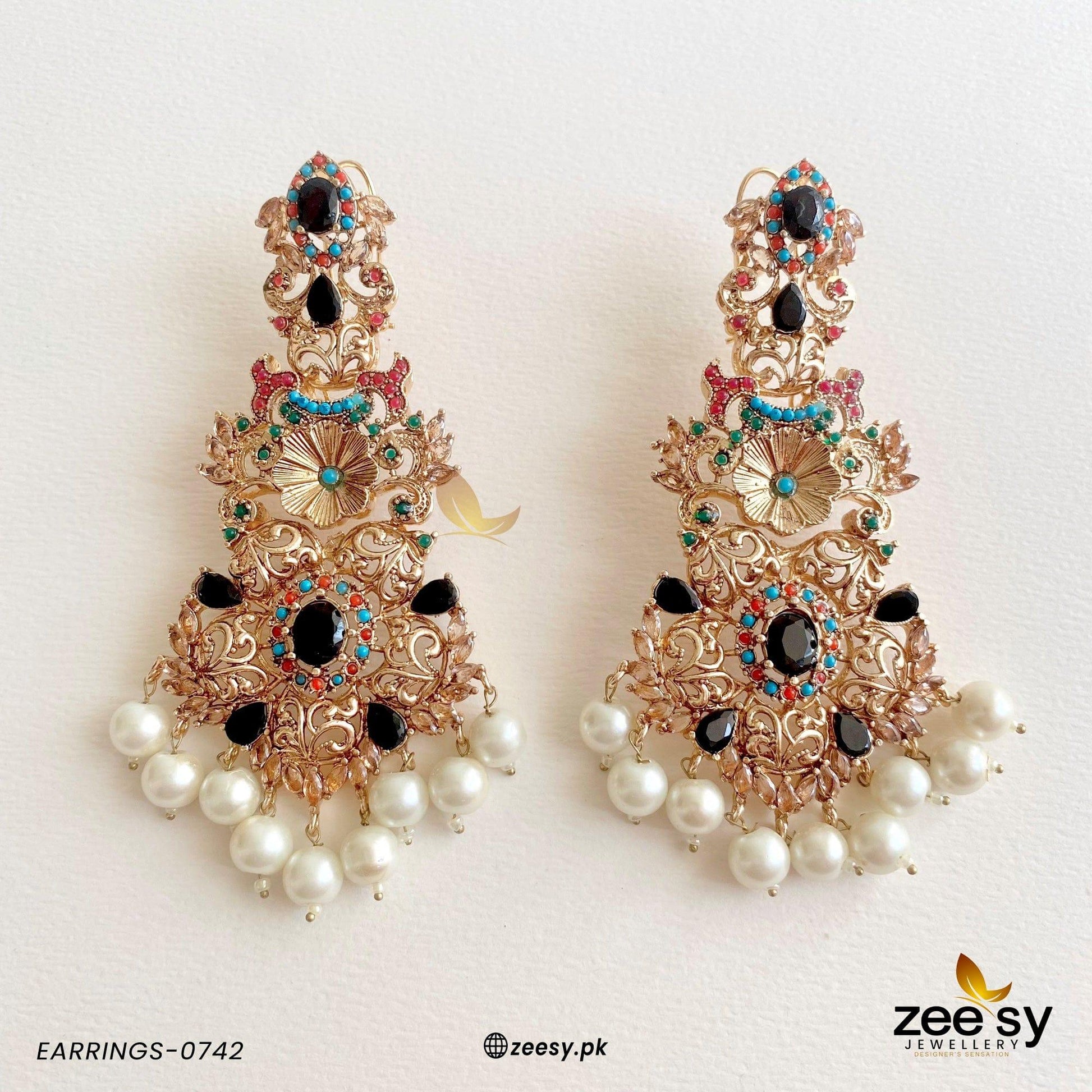 Earrings-0742 Black