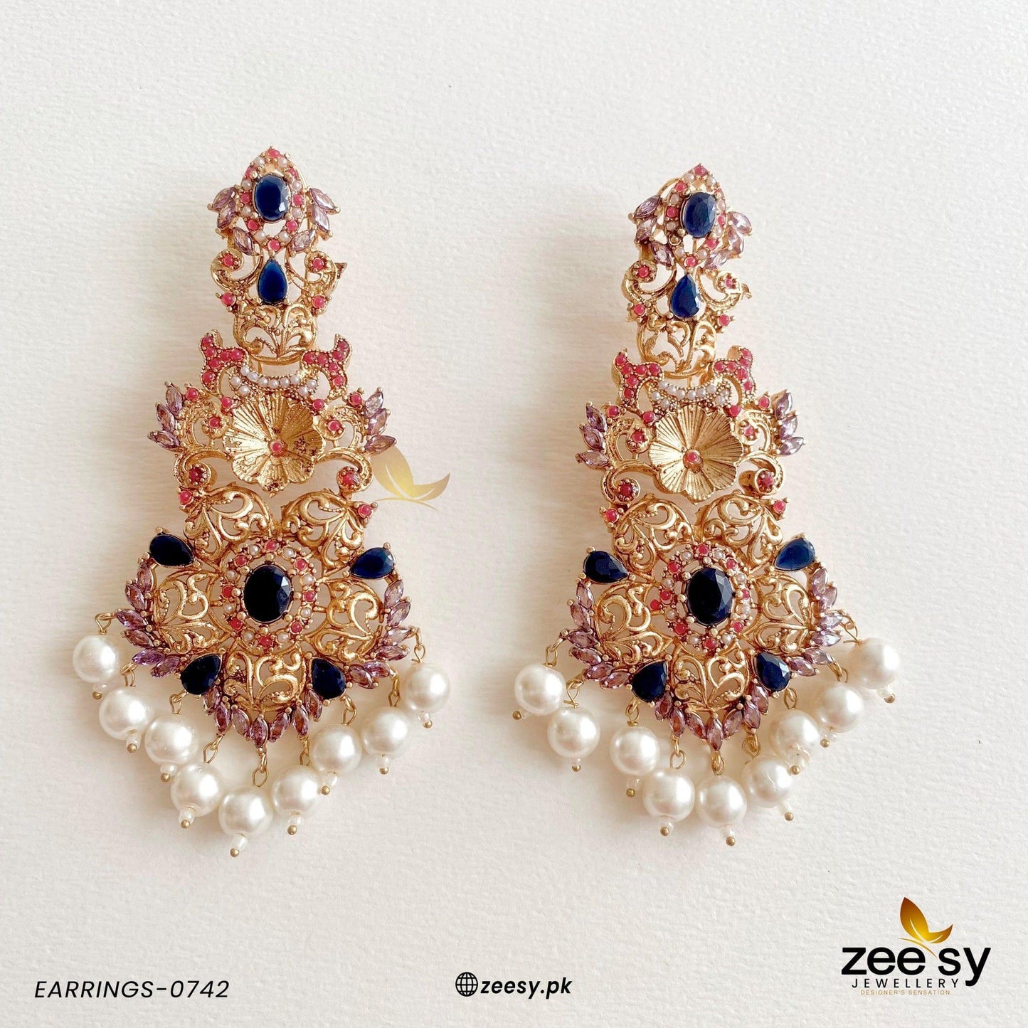 Earrings-0742 Blue