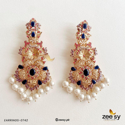 Earrings-0742 Blue