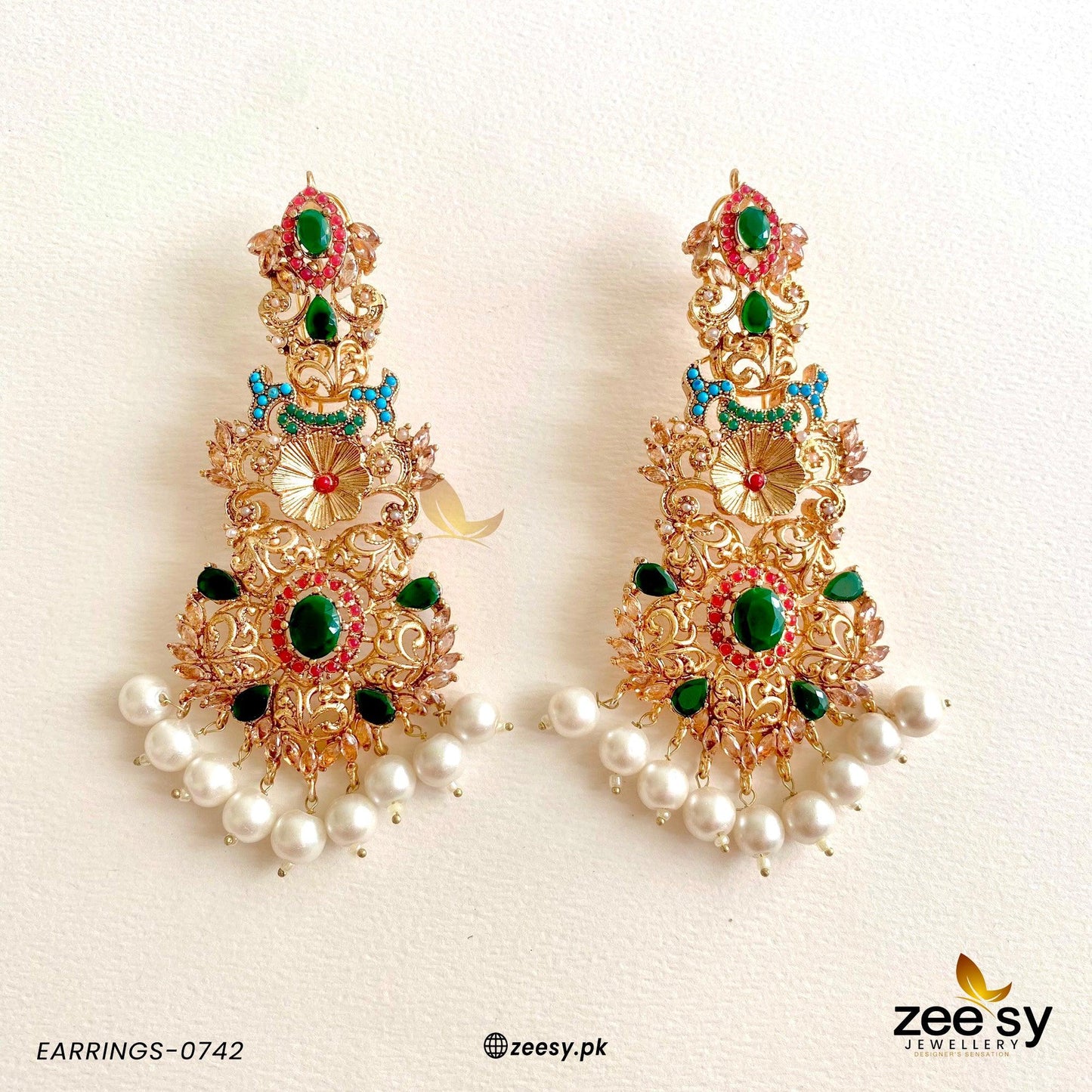 Earrings-0742 Green