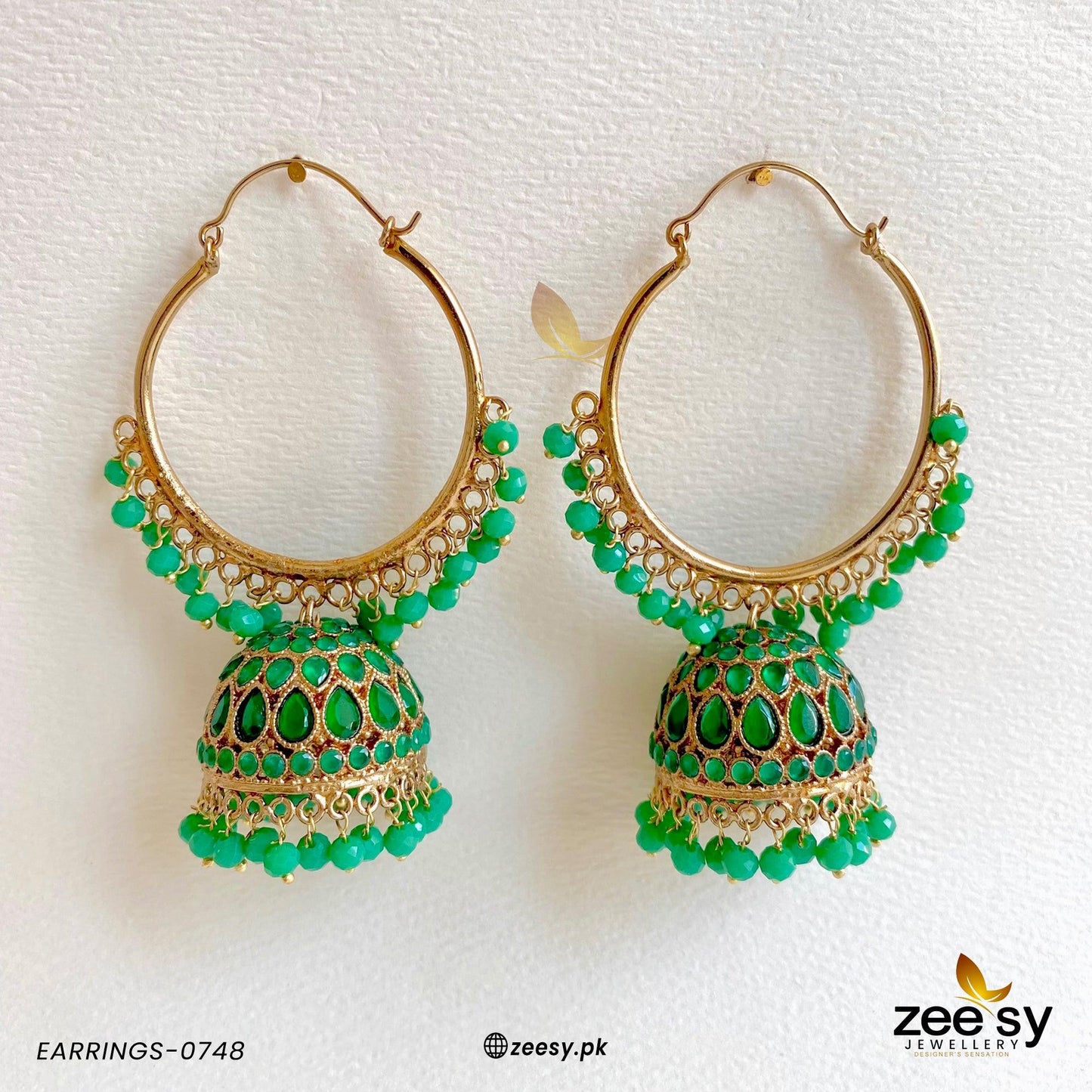 Earrings-0748 Green
