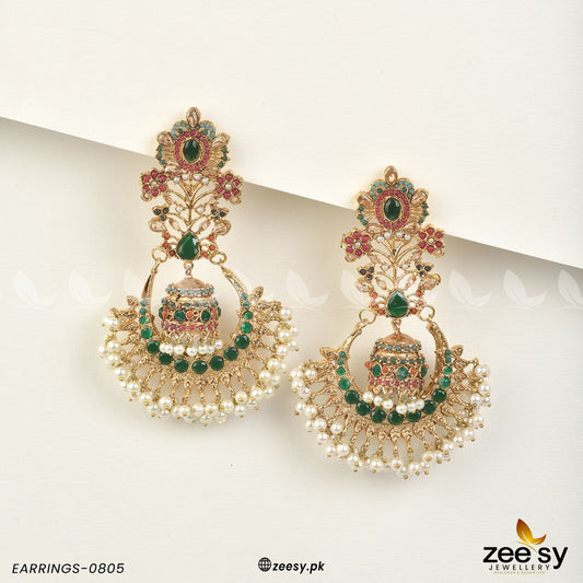 Earrings-0805 GREEN