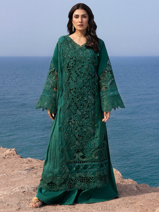 Mahnur | Sirena Luxury Lawn 25 | Eirene XS Teal Green Lawn