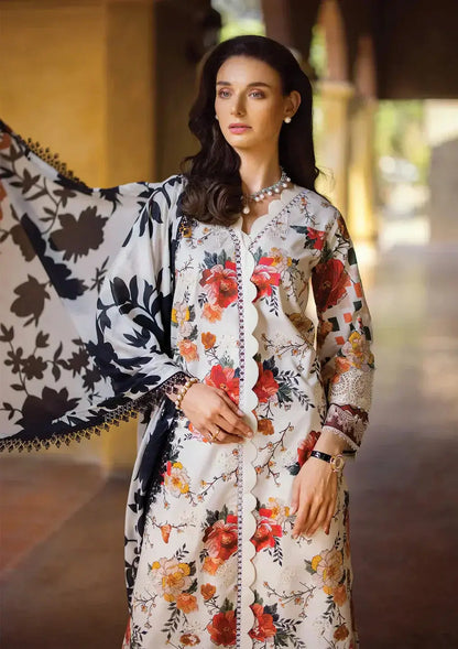 Elaf Premium | Print Chikankari 24 | ECT-02A MELROSE - Pakistani Designer Dress - by Elaf Premium | Type: Luxury - 100% Original at Saira Sultan