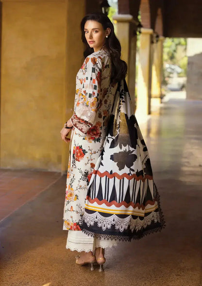 Elaf Premium | Print Chikankari 24 | ECT-02A MELROSE - Pakistani Designer Dress - by Elaf Premium | Type: Luxury - 100% Original at Saira Sultan