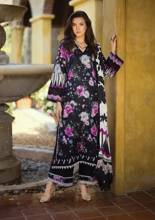 Elaf Premium | Print Chikankari 24 | ECT-02B DARIEN - Pakistani Designer Dress - by Elaf Premium | Type: Luxury - 100% Original at Saira Sultan