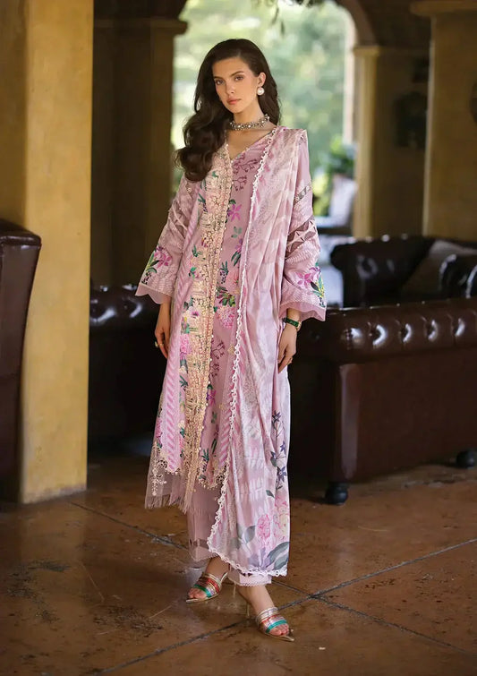Elaf Premium | Print Chikankari 24 | ECT-04B DELPHINE - Pakistani Designer Dress - by Elaf Premium | Type: Luxury - 100% Original at Saira Sultan