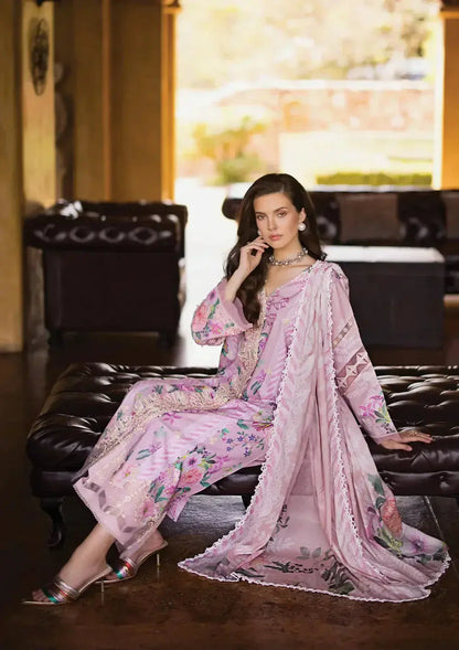 Elaf Premium | Print Chikankari 24 | ECT-04B DELPHINE - Pakistani Designer Dress - by Elaf Premium | Type: Luxury - 100% Original at Saira Sultan