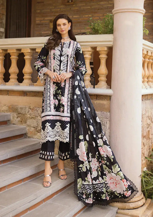 Elaf Premium | Print Chikankari 24 | ECT-05B WILD FLOWER - Pakistani Designer Dress - by Elaf Premium | Type: Luxury - 100% Original at Saira Sultan