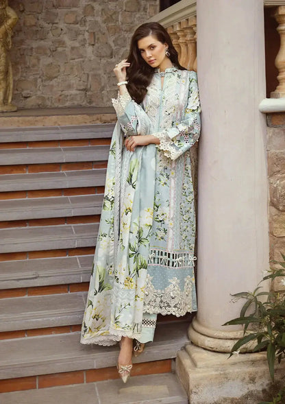 Elaf Premium | Print Chikankari 24 | ECT-05A WATERLILLY - Pakistani Designer Dress - by Elaf Premium | Type: Luxury - 100% Original at Saira Sultan