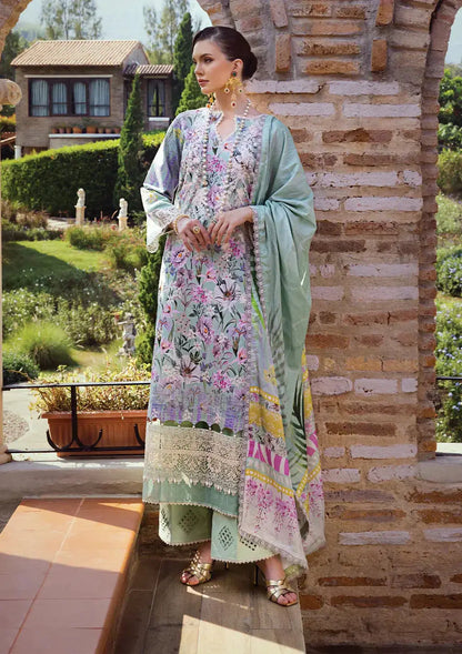 Elaf Premium | Print Chikankari 24 | ECT-03B OAK MIST - Pakistani Designer Dress - by Elaf Premium | Type: Luxury - 100% Original at Saira Sultan