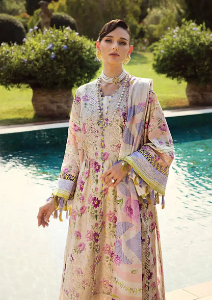 Elaf Premium | Print Chikankari 24 | ECT-06A RIVERDALE - Pakistani Designer Dress - by Elaf Premium | Type: Luxury - 100% Original at Saira Sultan