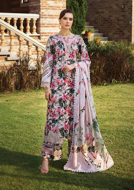 Elaf Premium | Print Chikankari 24 | ECT-01A SOIR - Pakistani Designer Dress - by Elaf Premium | Type: Luxury - 100% Original at Saira Sultan