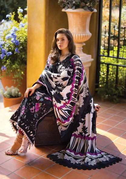 Elaf Premium | Print Chikankari 24 | ECT-02B DARIEN - Pakistani Designer Dress - by Elaf Premium | Type: Luxury - 100% Original at Saira Sultan