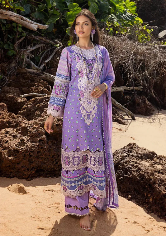 Elaf Premium | Signature Embroidered Lawn 24 | ESL-04A MADEMOISELLE - Pakistani Designer Dress - by Elaf Premium | Type: Luxury - 100% Original at Saira Sultan