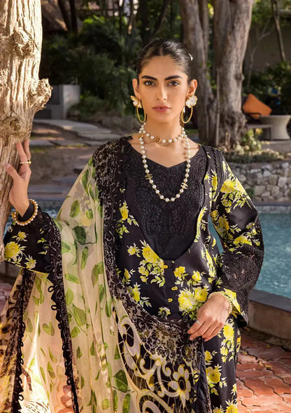 Elaf Premium | Signature Embroidered Lawn 24 | ESL-06A ECLIPSED DREAM - Pakistani Designer Dress - by Elaf Premium | Type: Luxury - 100% Original at Saira Sultan