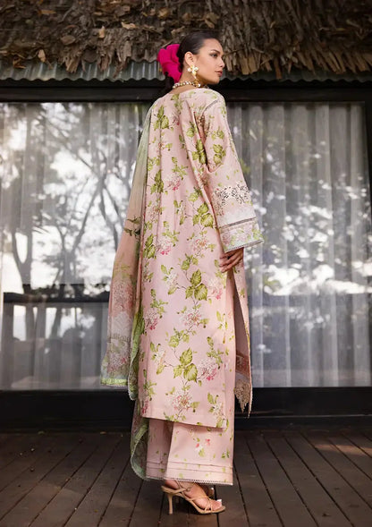 Elaf Premium | Signature Embroidered Lawn 24 | ESL-05B DELIGHT DRAPE - Pakistani Designer Dress - by Elaf Premium | Type: Luxury - 100% Original at Saira Sultan