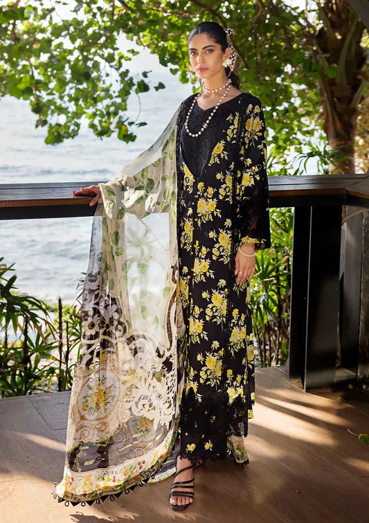 Elaf Premium | Signature Embroidered Lawn 24 | ESL-06A ECLIPSED DREAM - Pakistani Designer Dress - by Elaf Premium | Type: Luxury - 100% Original at Saira Sultan