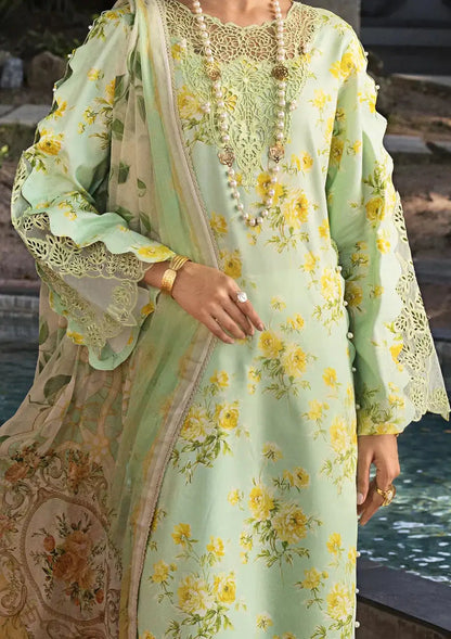 Elaf Premium | Signature Embroidered Lawn 24 | ESL-06B MAJESTIC NOVA - Pakistani Designer Dress - by Elaf Premium | Type: Luxury - 100% Original at Saira Sultan