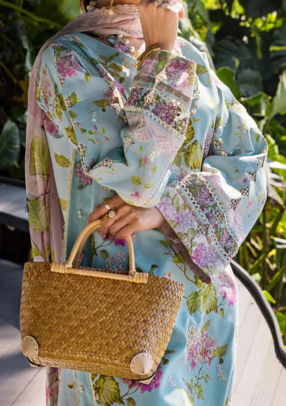 Elaf Premium | Signature Embroidered Lawn 24 | ESL-05A STARLIT HARMONY - Pakistani Designer Dress - by Elaf Premium | Type: Luxury - 100% Original at Saira Sultan