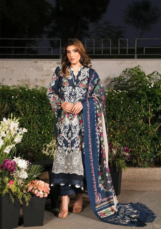 Elaf Premium | Winter Pashmina Shawl Collection | EPW-6B Moonlit Promises - Pakistani Designer Dress - by Elaf Premium | Type: Ladies Clothes - 100% Original at Saira Sultan