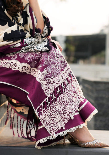 Elaf Premium | Winter Pashmina Shawl Collection | EPW-1A Infinite Love - Pakistani Designer Dress - by Elaf Premium | Type: Ladies Clothes - 100% Original at Saira Sultan
