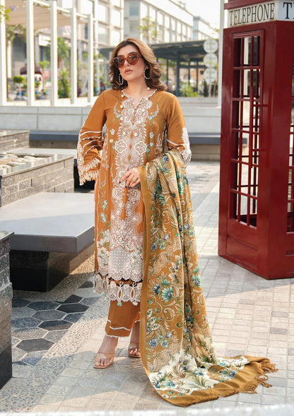 Elaf Premium | Winter Pashmina Shawl Collection | EPW-3A Sunkissed Meadows - Pakistani Designer Dress - by Elaf Premium | Type: Ladies Clothes - 100% Original at Saira Sultan