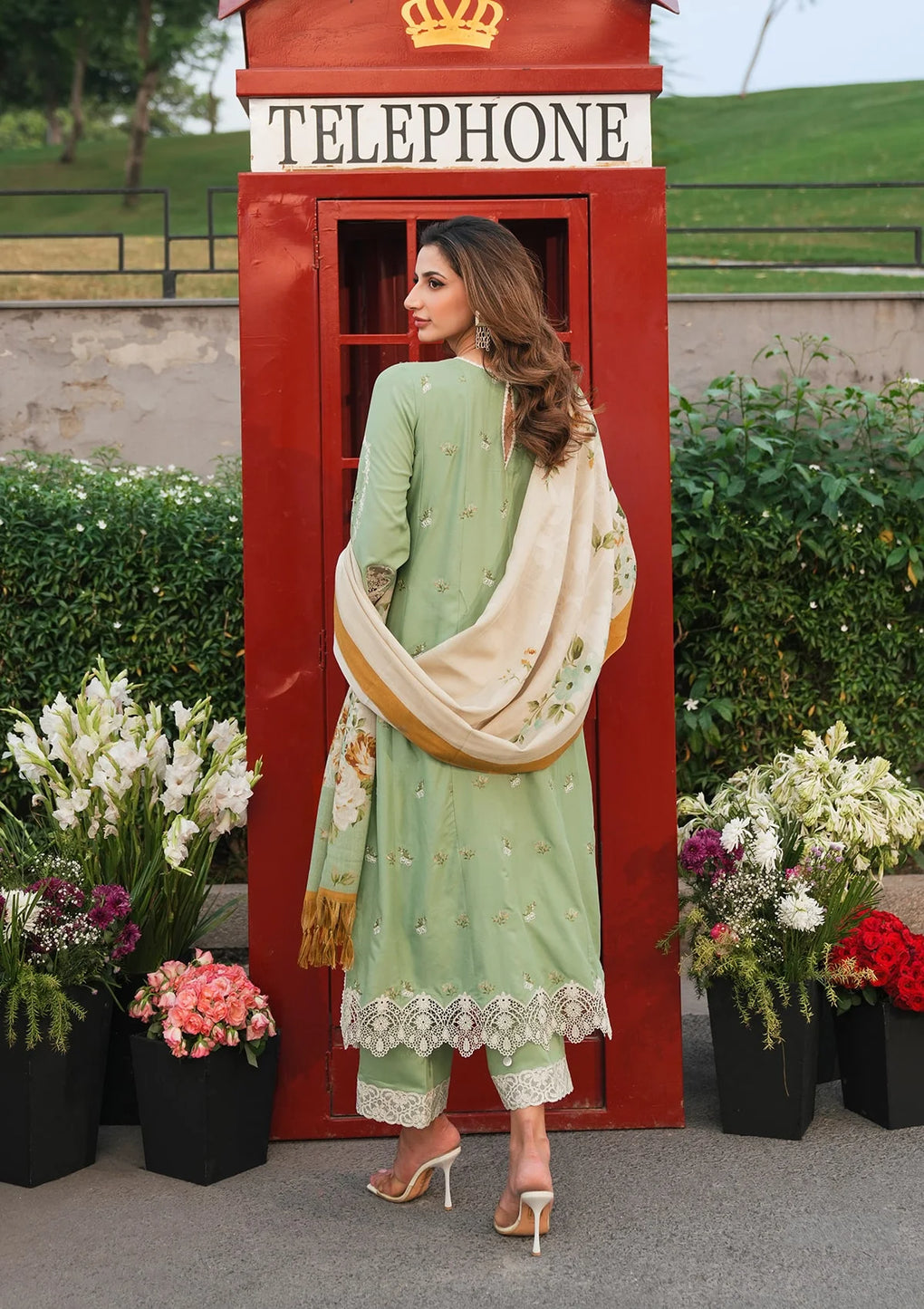 Elaf Premium | Winter Pashmina Shawl Collection | EPW-4B Whispers of Joy - Pakistani Designer Dress - by Elaf Premium | Type: Ladies Clothes - 100% Original at Saira Sultan