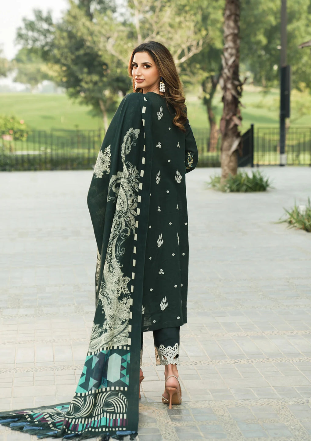 Elaf Premium | Winter Pashmina Shawl Collection | EPW-2A Sweet Harmony - Pakistani Designer Dress - by Elaf Premium | Type: Ladies Clothes - 100% Original at Saira Sultan