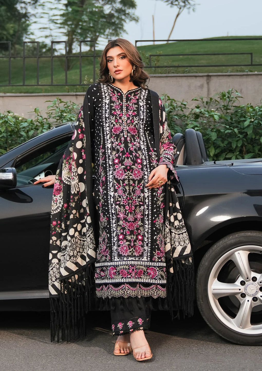 Elaf Premium | Winter Pashmina Shawl Collection | EPW-8B Boundless Dreams - Pakistani Designer Dress - by Elaf Premium | Type: Ladies Clothes - 100% Original at Saira Sultan