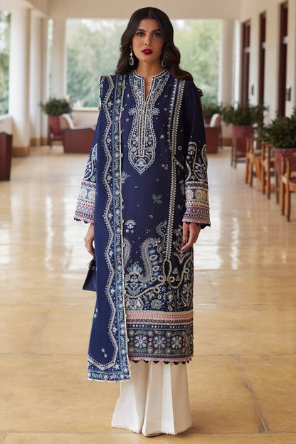Elan | Lawn24 | MAHROSH (EL24-04 B) - Pakistani Designer Dress - by Elan | Type: Luxury - 100% Original at Saira Sultan