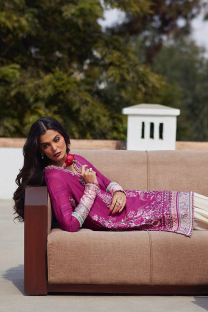 Elan | Lawn24 | AIRA (EL24-10 A) - Pakistani Designer Dress - by Elan | Type: Luxury - 100% Original at Saira Sultan