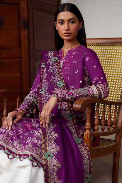 Elan | Lawn24 |QISTINA (EL24-03 A) - Pakistani Designer Dress - by Elan | Type: Luxury - 100% Original at Saira Sultan