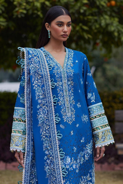 Elan | Lawn24 | IVANA (EL24-06 B) - Pakistani Designer Dress - by Elan | Type: Luxury - 100% Original at Saira Sultan